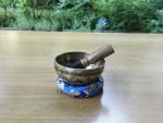 Kleine Dunkle Klangschale | 11-12cm / ca. 400g / matt / geschmiedet